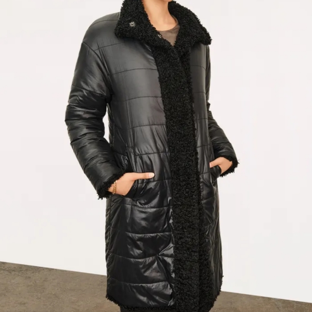 Donna Karen reversible shera midi jacket - Picture 5 of 11